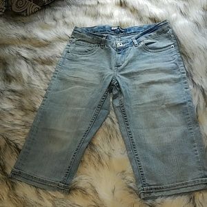 Levi's light blue shorts